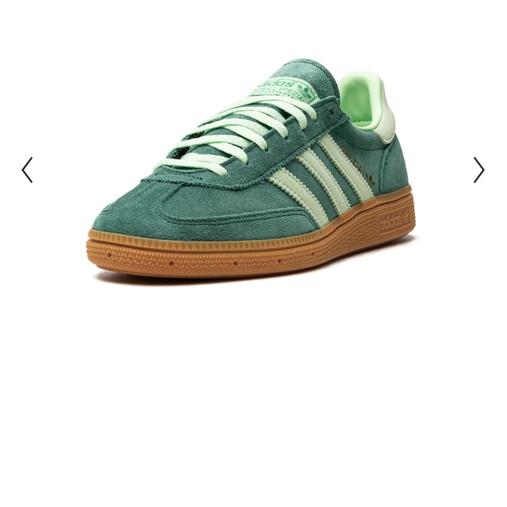 Adidas Spezial Green Suede Sneakers with Gum Sole - Picture 4 of 6